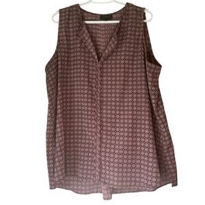 Cameo Appearance Purple / White Tank Top Size 2X